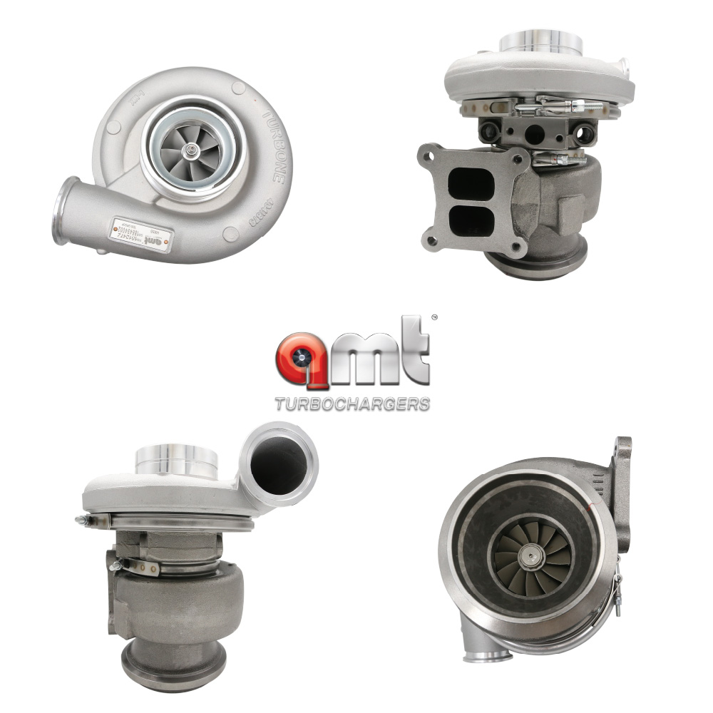 NEW A/M TURBO COMPATIBLE WITH 3593608 HX55 W/COOLED B/HOUSING 