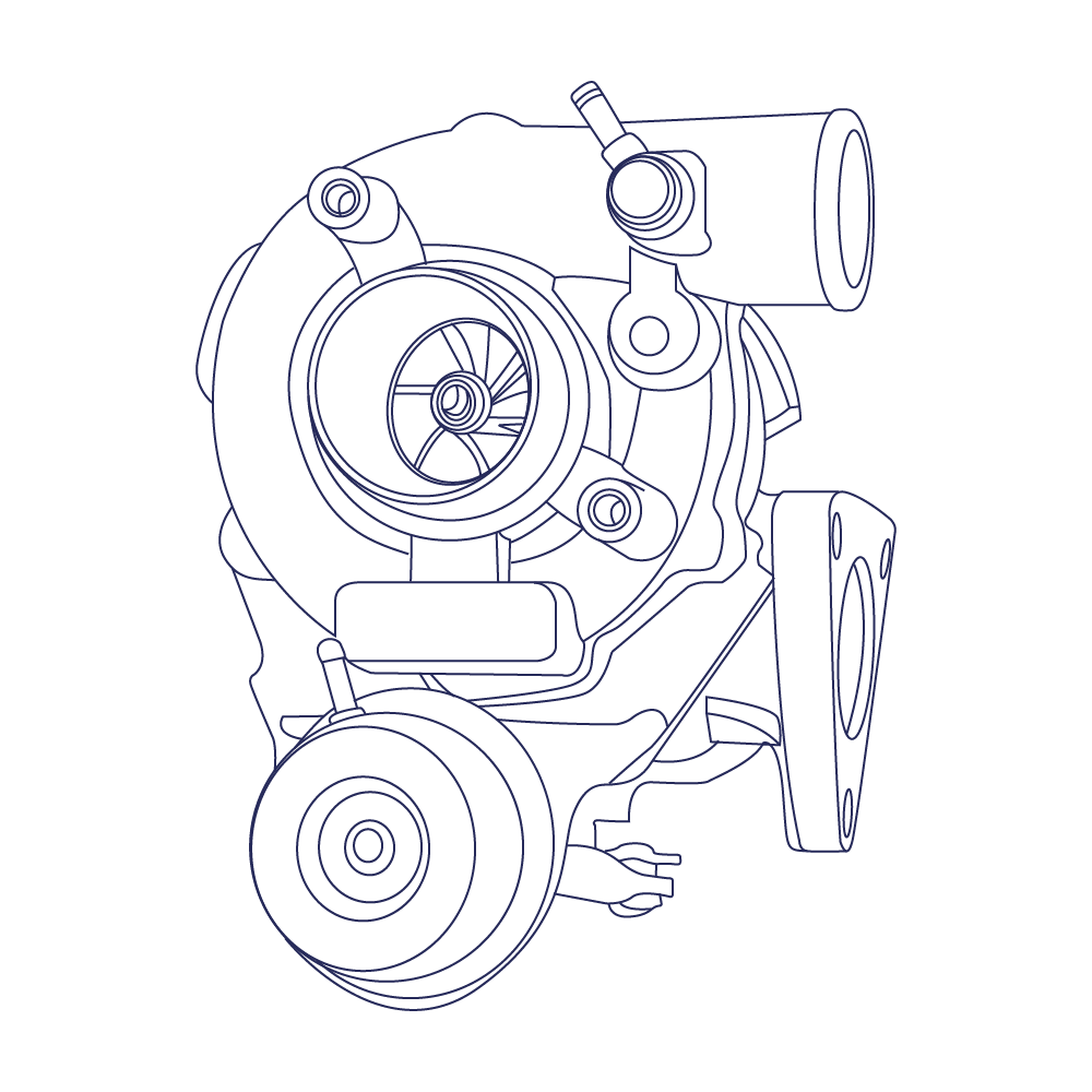 NEW A/M TURBO COMPATIBLE WITH 49180-01605 TD02HMFL1RW 