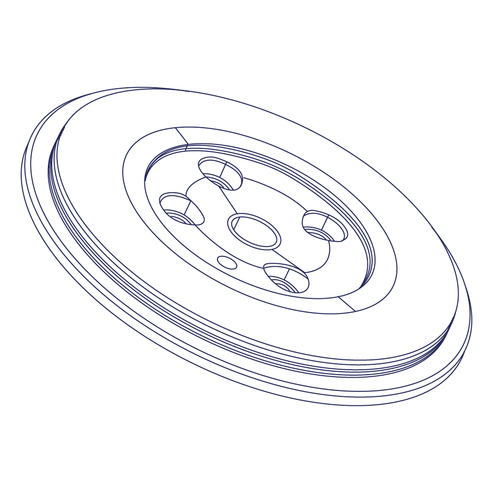 RHB5 Deepback Oil Seal Plate