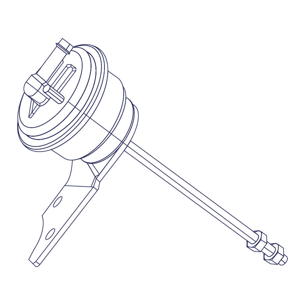 1070-197-0002 B2 WASTEGATE/ACTUATOR