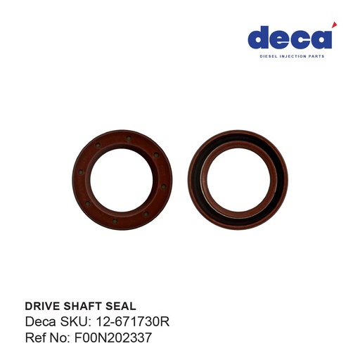 [12-671730R] ORIGINAL BOSCH CRP DRIVE SHAFT SEAL [F00N202337]